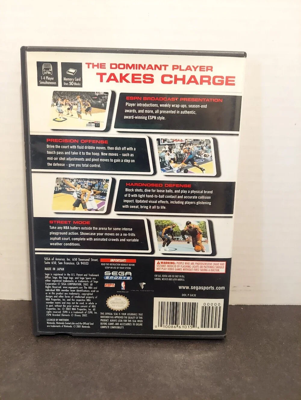 Nintendo nba 2k3